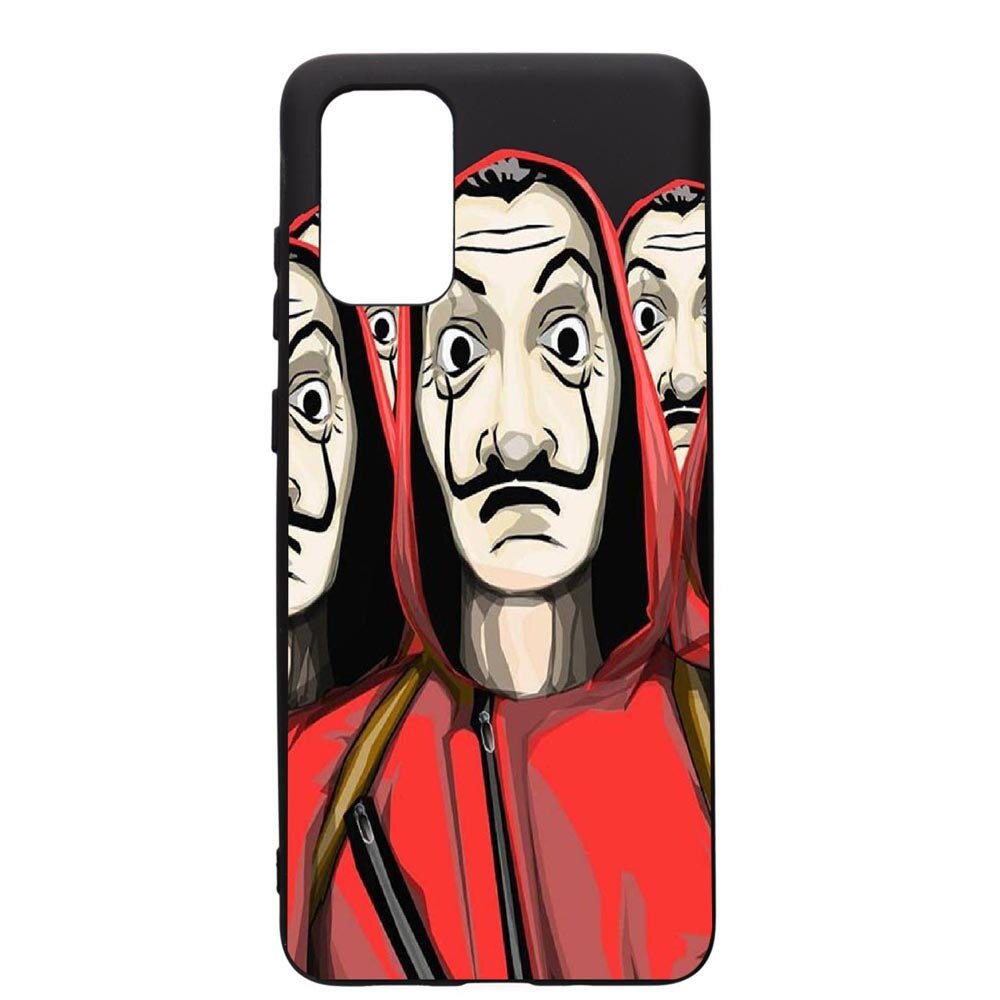 Husa de protectie Samsung Galaxy A51, La Casa De Papel, silicon, cu interiorul din material textil, protectie camera, PB390