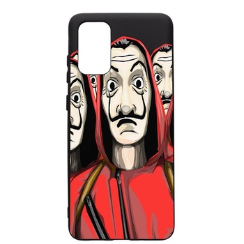 Husa de protectie Samsung Galaxy A51, La Casa De Papel, silicon, cu interiorul din material textil, protectie camera, PB390 Husa de protectie Samsung Galaxy A51, La Casa De Papel, silicon, cu interiorul din material textil, protectie camera, PB390