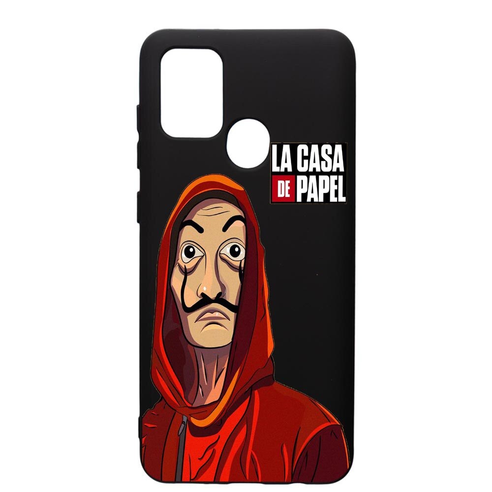 Husa de protectie Samsung Galaxy A21, La Casa De Papel, silicon, cu interiorul din material textil, protectie camera, PB389