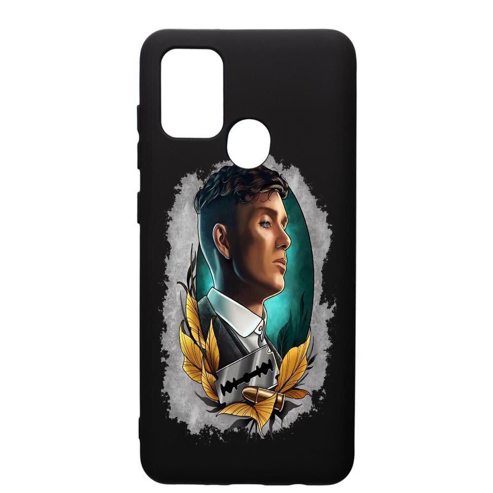 Husa de protectie Samsung Galaxy A21, Peaky Blinders, silicon, cu interiorul din material textil, protectie camera, PB384