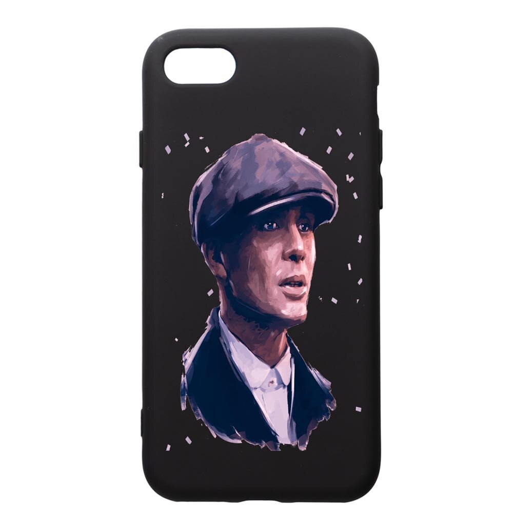 Husa de protectie Apple iPhone SE 2 / iPhone 8 / iPhone 7, Peaky Blinders, silicon, cu interiorul din material textil, protectie camera, PB387
