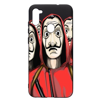 Husa de protectie Samsung Galaxy A11, La Casa De Papel, silicon, cu interiorul din material textil, protectie camera, PB390 Husa de protectie Samsung Galaxy A11, La Casa De Papel, silicon, cu interiorul din material textil, protectie camera, PB390