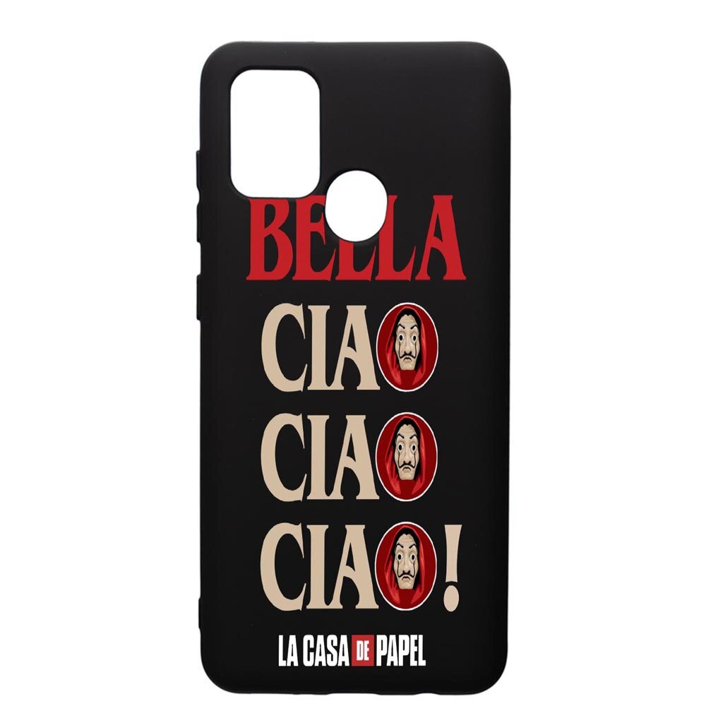 Husa de protectie Samsung Galaxy A21, La Casa De Papel, silicon, cu interiorul din material textil, protectie camera, PB391