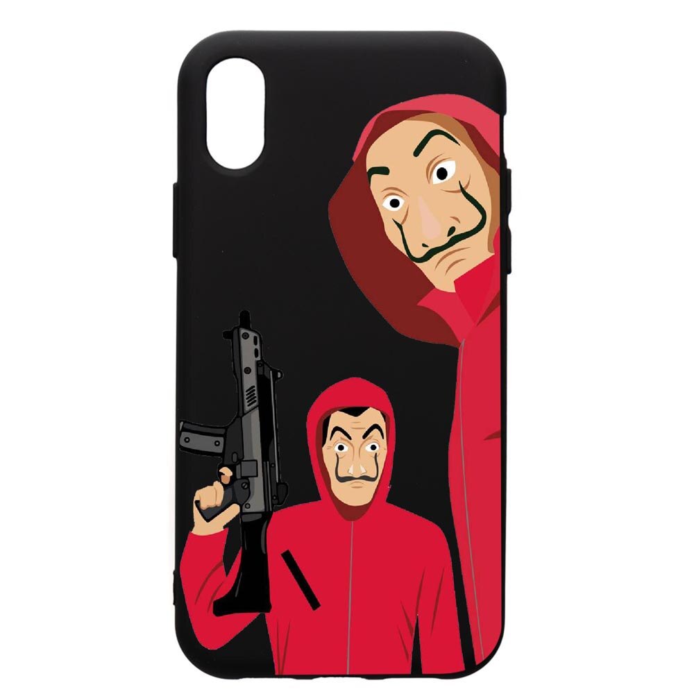 Husa de protectie Samsung Galaxy A10, La Casa De Papel, silicon, cu interiorul din material textil, protectie camera, PB392