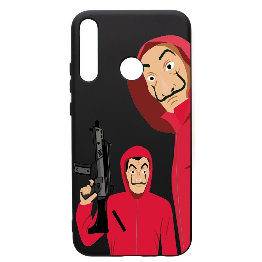 Husa de protectie Huawei P40 Lite E / Y7p, La Casa De Papel, silicon, cu interiorul din material textil, protectie camera, PB392