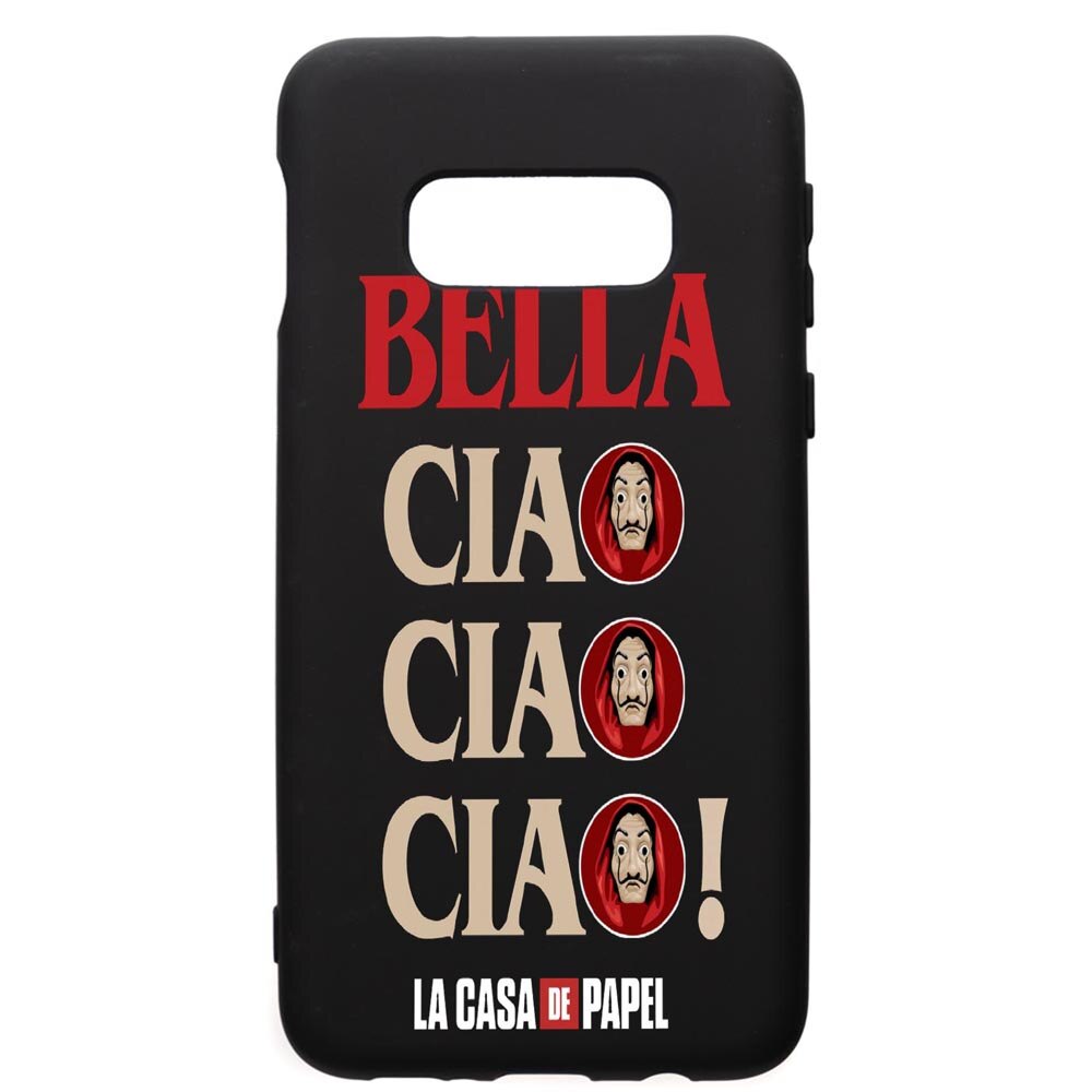 Husa de protectie Samsung Galaxy S10E, La Casa De Papel, silicon, cu interiorul din material textil, protectie camera, PB391