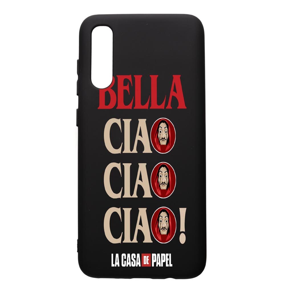 Husa de protectie Samsung Galaxy A50, La Casa De Papel, silicon, cu interiorul din material textil, protectie camera, PB391