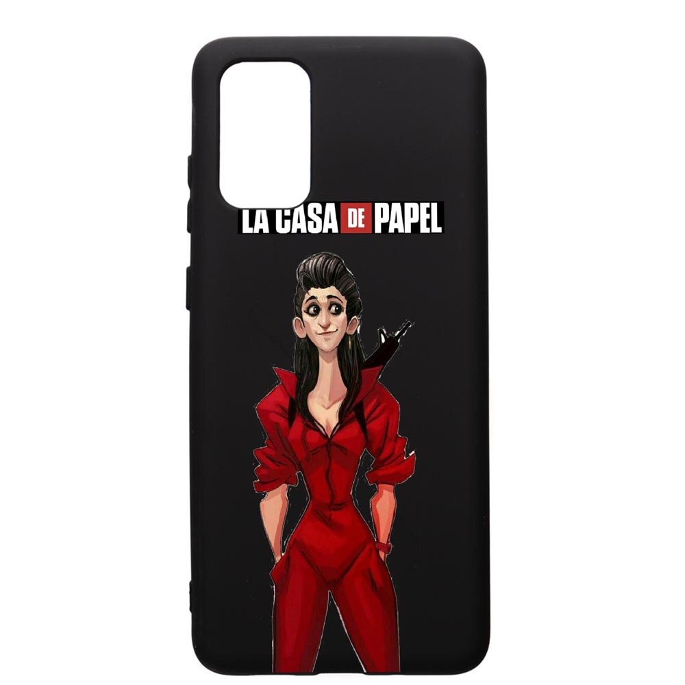 Husa de protectie Samsung Galaxy A51, La Casa De Papel - Nairobi, silicon, cu interiorul din material textil, protectie camera, PB393
