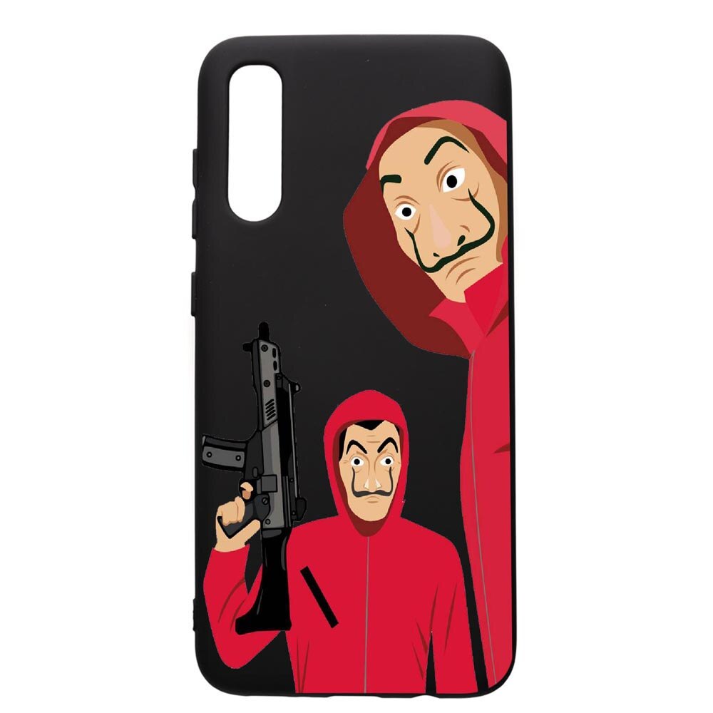 Husa de protectie Samsung Galaxy A50, La Casa De Papel, silicon, cu interiorul din material textil, protectie camera, PB392