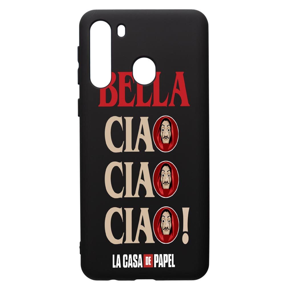 Husa de protectie Samsung Galaxy A21S, La Casa De Papel, silicon, cu interiorul din material textil, protectie camera, PB391
