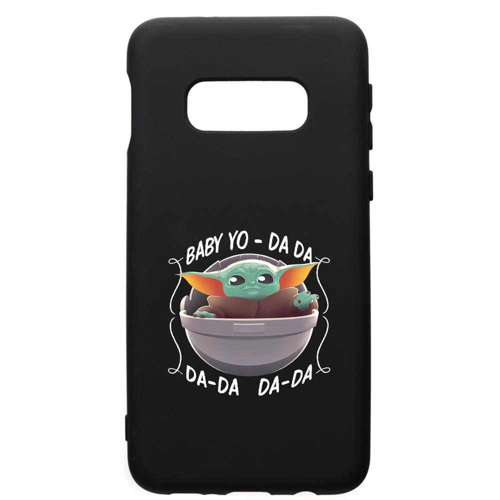 Husa de protectie Samsung Galaxy S10E, Star Wars Baby Yoda, silicon, cu interiorul din material textil, protectie camera, PB399