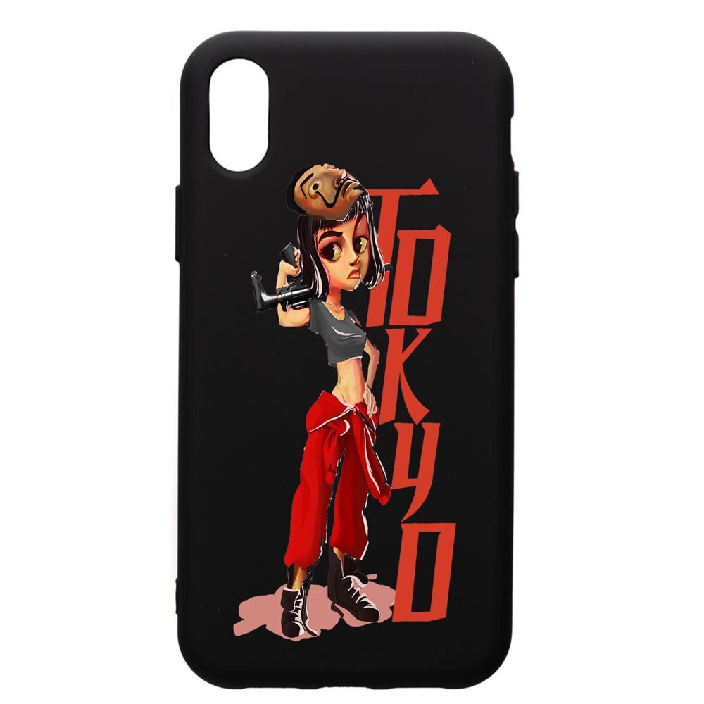Husa de protectie Apple iPhone XS Max, La Casa De Papel, silicon, cu interiorul din material textil, protectie camera, PB394
