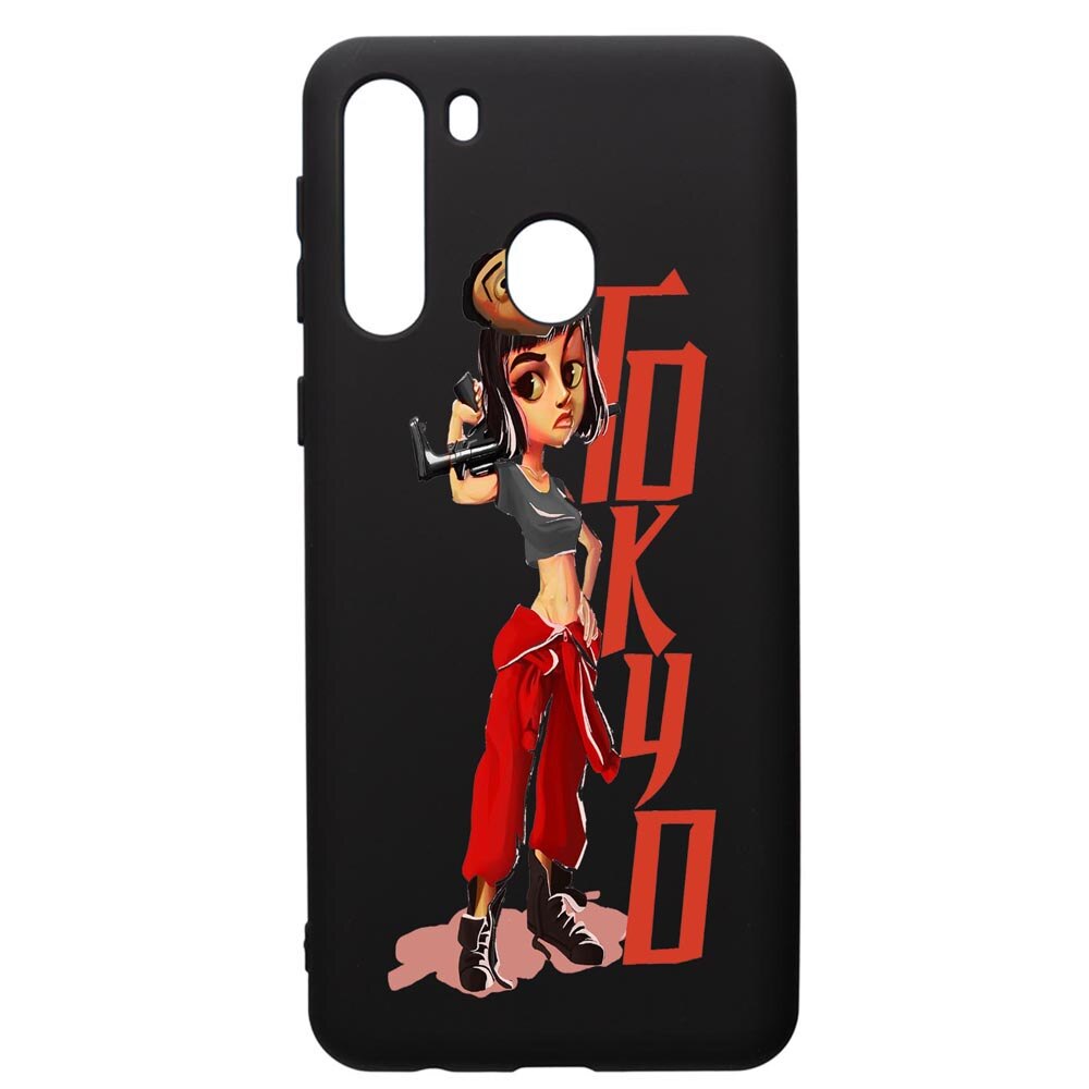 Husa de protectie Samsung Galaxy A21S, La Casa De Papel, silicon, cu interiorul din material textil, protectie camera, PB394