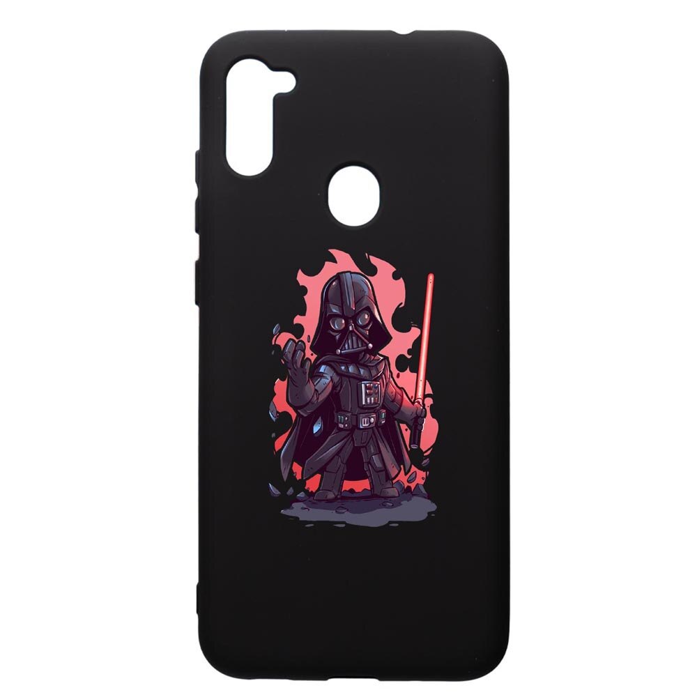 Husa de protectie Samsung Galaxy A11, Star Wars Darth Vader, silicon, cu interiorul din material textil, protectie camera, PB402