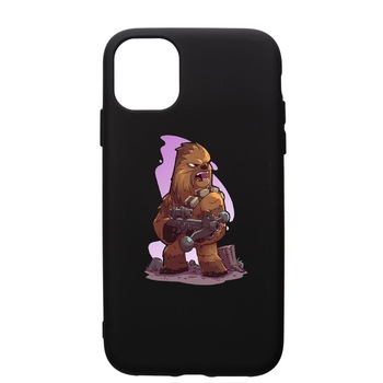 Husa de protectie Apple iPhone 12 Pro Max, Star Wars Chewbacca, silicon, cu interiorul din material textil, protectie camera, PB401 Husa de protectie Apple iPhone 12 Pro Max, Star Wars Chewbacca, silicon, cu interiorul din material textil, protectie camera, PB401