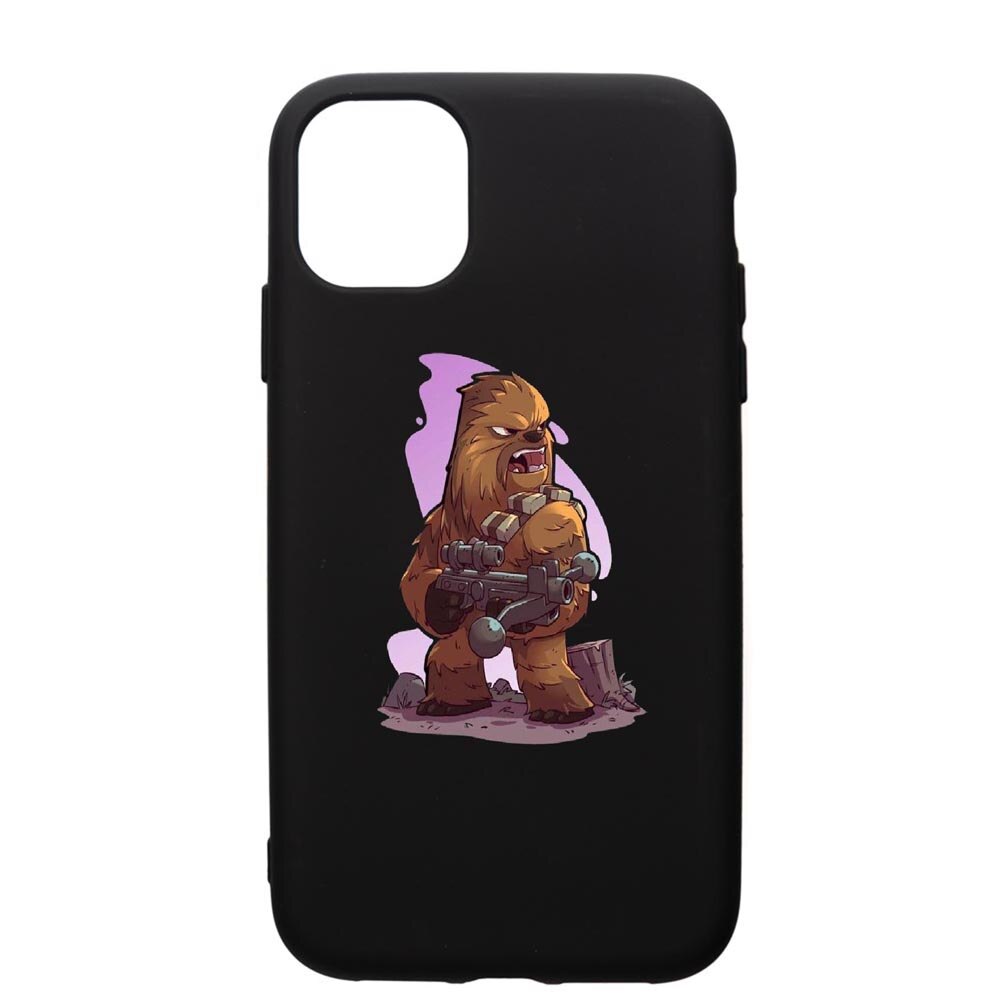 Husa de protectie Apple iPhone 12 Pro, Star Wars Chewbacca, silicon, cu interiorul din material textil, protectie camera, PB401