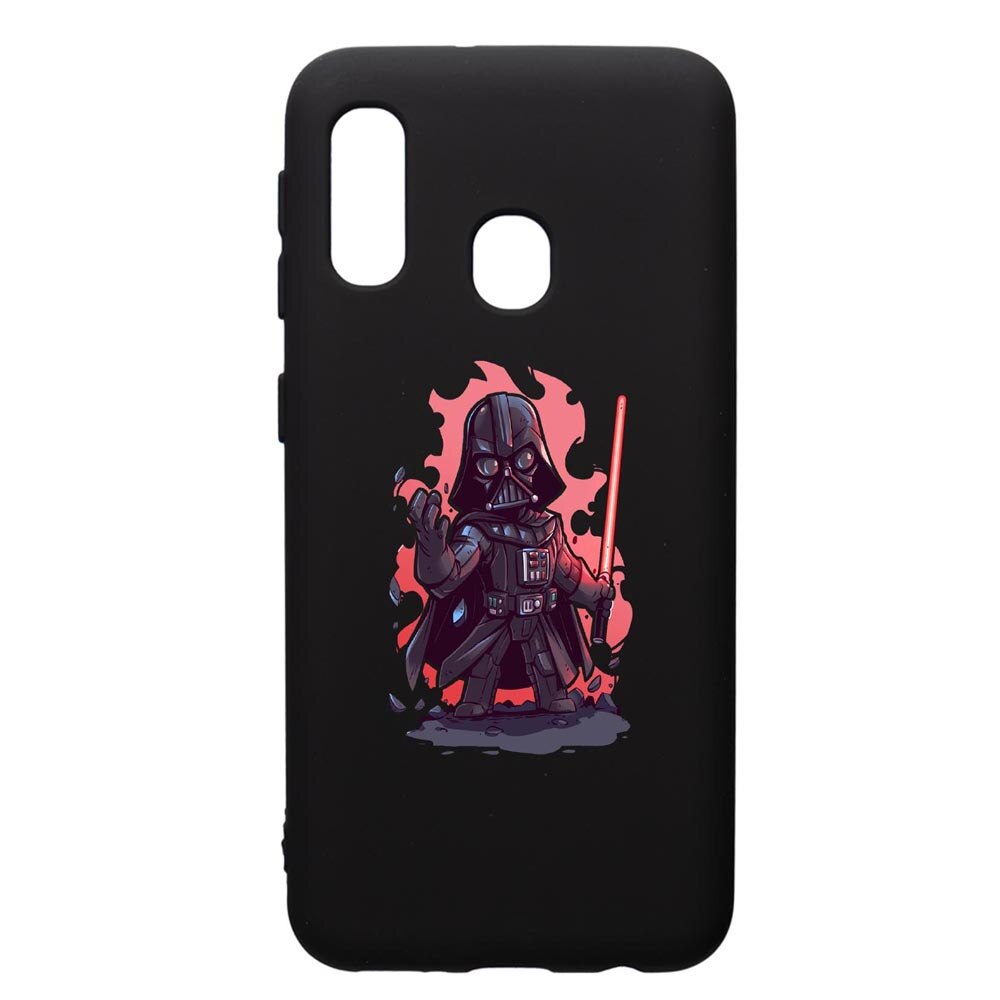 Husa de protectie Samsung Galaxy A20E, Star Wars Darth Vader, silicon, cu interiorul din material textil, protectie camera, PB402