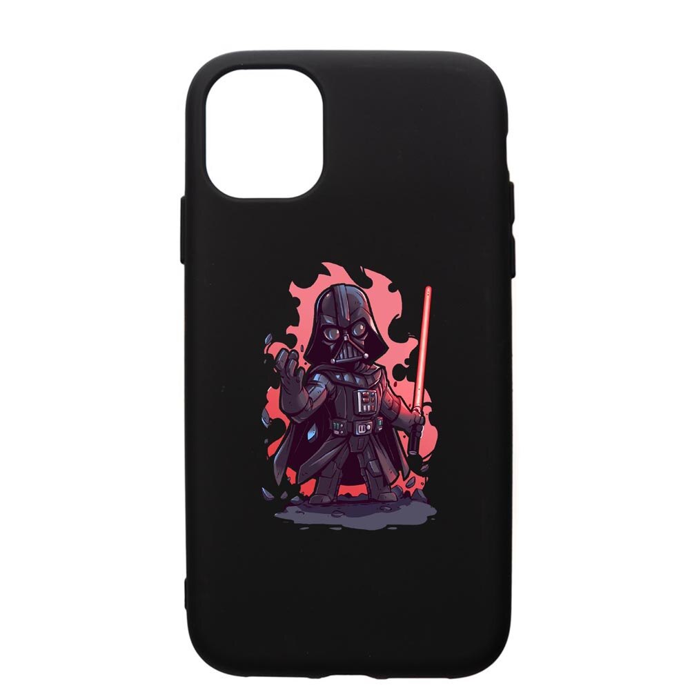 Husa de protectie Apple iPhone 11, Star Wars Darth Vader, silicon, cu interiorul din material textil, protectie camera, PB402
