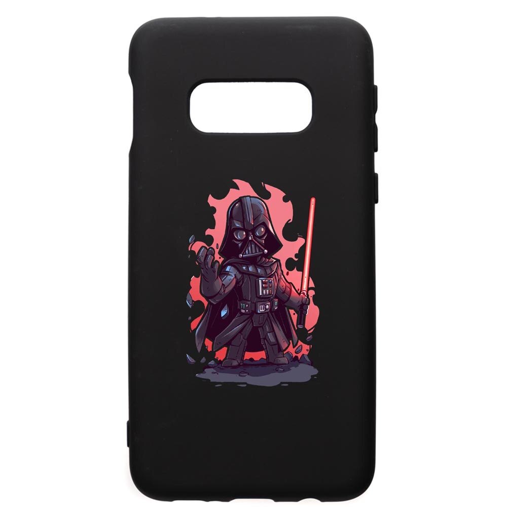 Husa de protectie Samsung Galaxy S10E, Star Wars Darth Vader, silicon, cu interiorul din material textil, protectie camera, PB402