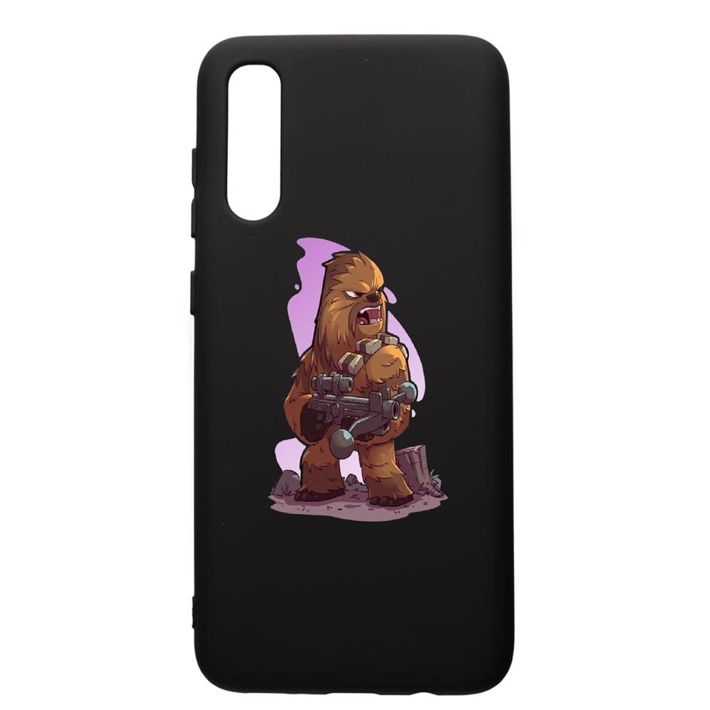 Husa de protectie Samsung Galaxy A70, Star Wars Chewbacca, silicon, cu interiorul din material textil, protectie camera, PB401