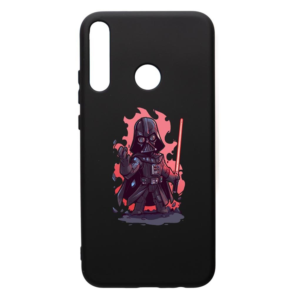 Husa de protectie Huawei P40 Lite E / Y7p, Star Wars Darth Vader, silicon, cu interiorul din material textil, protectie camera, PB402