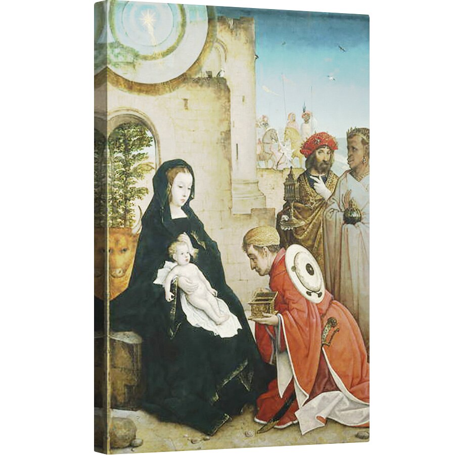 Tablou canvas - Juan de Flandes - Adorarea magilor, 60 x 90 cm