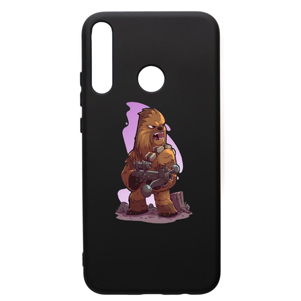 Husa de protectie Huawei P40 Lite E / Y7p, Star Wars Chewbacca, silicon, cu interiorul din material textil, protectie camera, PB401