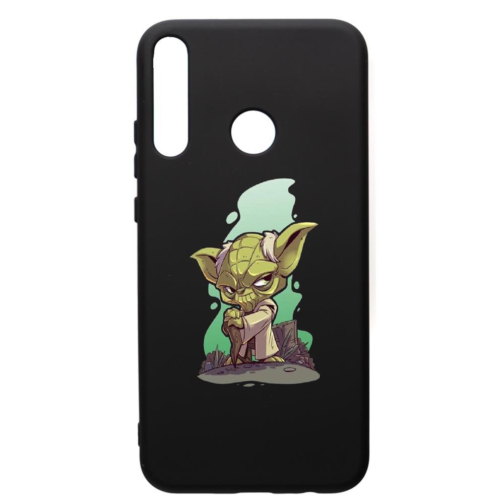 Husa de protectie Huawei P40 Lite E / Y7p, Star Wars Yoda, silicon, cu interiorul din material textil, protectie camera, PB403