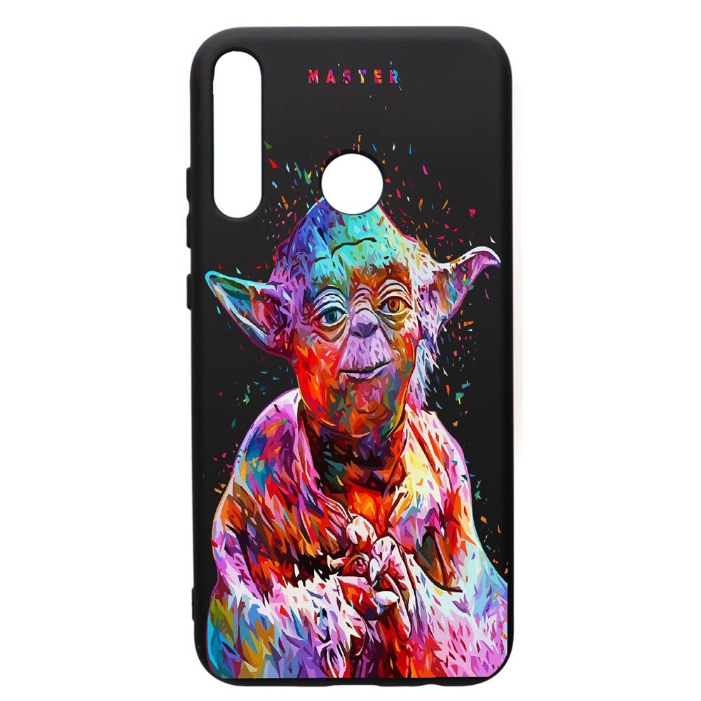 Husa de protectie Huawei P40 Lite E / Y7p, Star Wars Yoda, silicon, cu interiorul din material textil, protectie camera, PB409