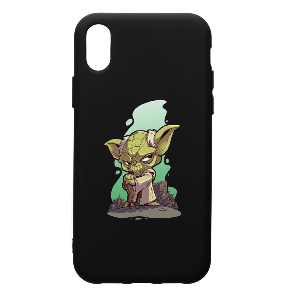 Husa de protectie Xiaomi Redmi 7A, Star Wars Yoda, silicon, cu interiorul din material textil, protectie camera, PB403