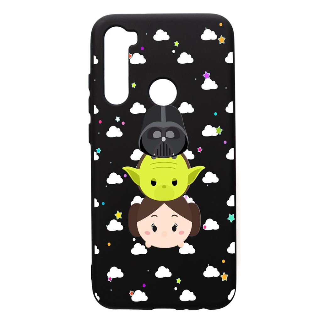 Husa de protectie Xiaomi Redmi Note 8, Star Wars, silicon, cu interiorul din material textil, protectie camera, PB404