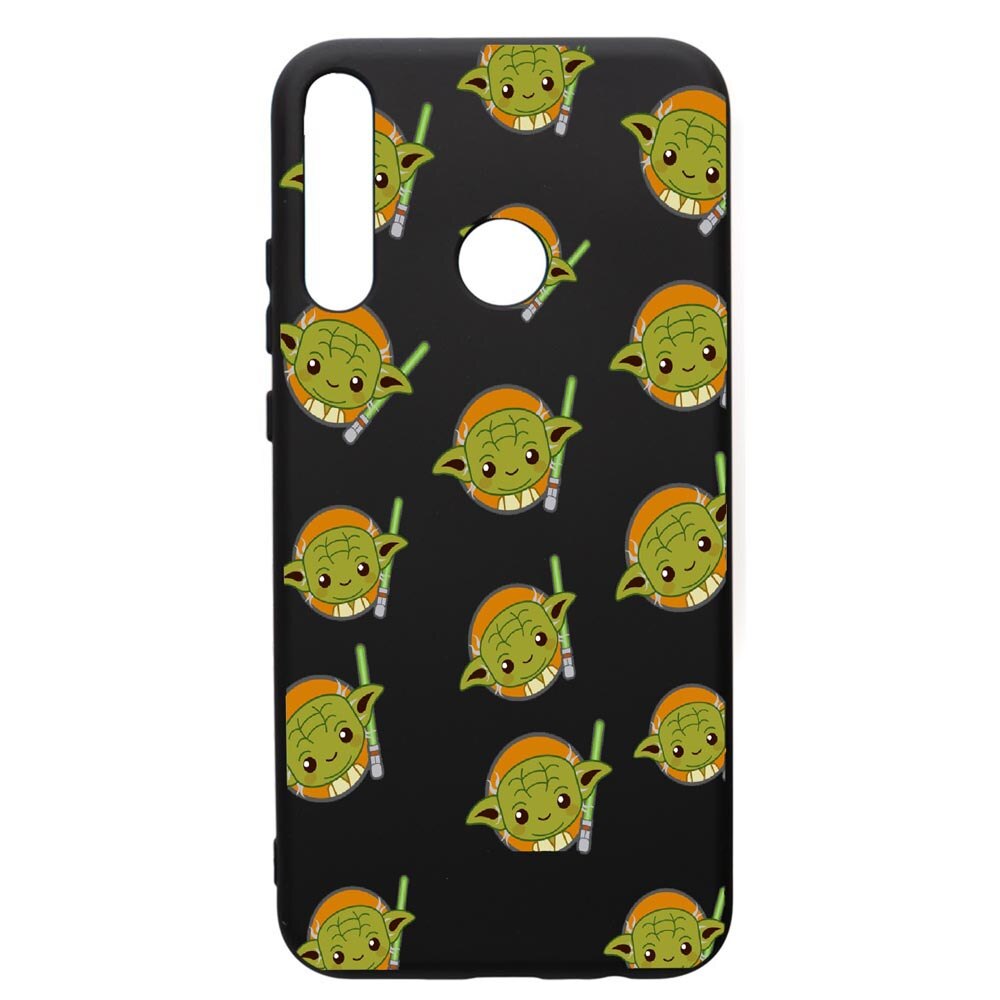 Husa de protectie Huawei P40 Lite E / Y7p, Star Wars Baby Yoda, silicon, cu interiorul din material textil, protectie camera, PB420