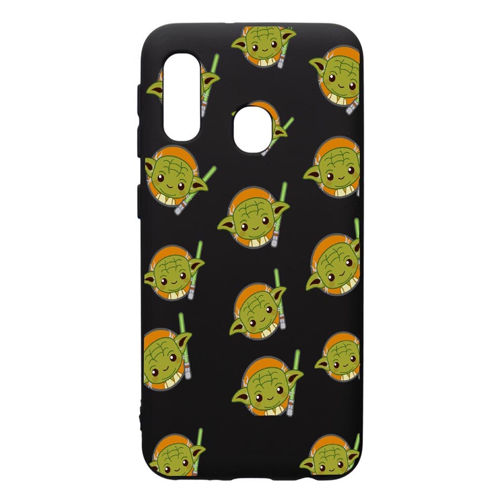 Husa de protectie Samsung Galaxy A20E, Star Wars Baby Yoda, silicon, cu interiorul din material textil, protectie camera, PB420
