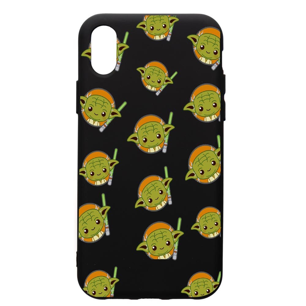 Husa de protectie Apple iPhone XS / iPhone X, Star Wars Baby Yoda, silicon, cu interiorul din material textil, protectie camera, PB420