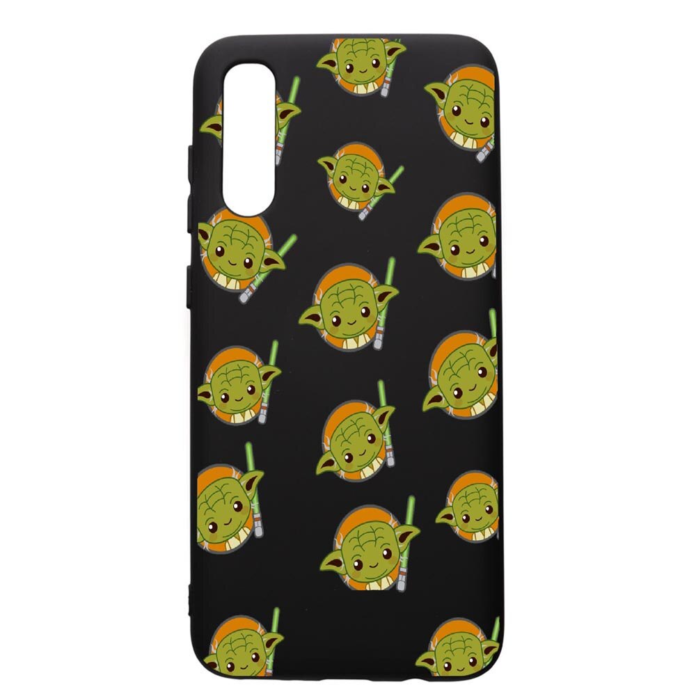 Husa de protectie Samsung Galaxy A50, Star Wars Baby Yoda, silicon, cu interiorul din material textil, protectie camera, PB420