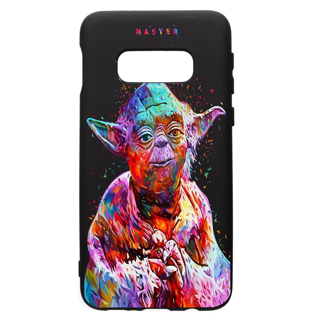 Husa de protectie Samsung Galaxy S10E, Star Wars Yoda, silicon, cu interiorul din material textil, protectie camera, PB409