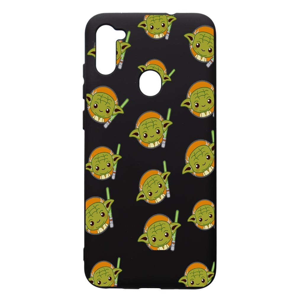 Husa de protectie Samsung Galaxy A11, Star Wars Baby Yoda, silicon, cu interiorul din material textil, protectie camera, PB420