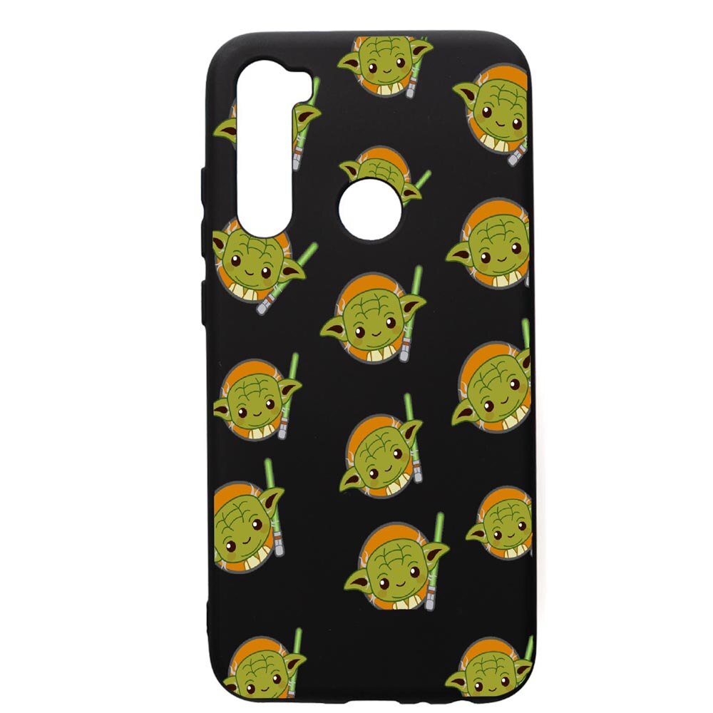 Husa de protectie Xiaomi Redmi Note 8, Star Wars Baby Yoda, silicon, cu interiorul din material textil, protectie camera, PB420