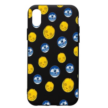 Husa de protectie Huawei Y5 2019, Star Wars Droids, silicon, cu interiorul din material textil, protectie camera, PB422 Husa de protectie Huawei Y5 2019, Star Wars Droids, silicon, cu interiorul din material textil, protectie camera, PB422