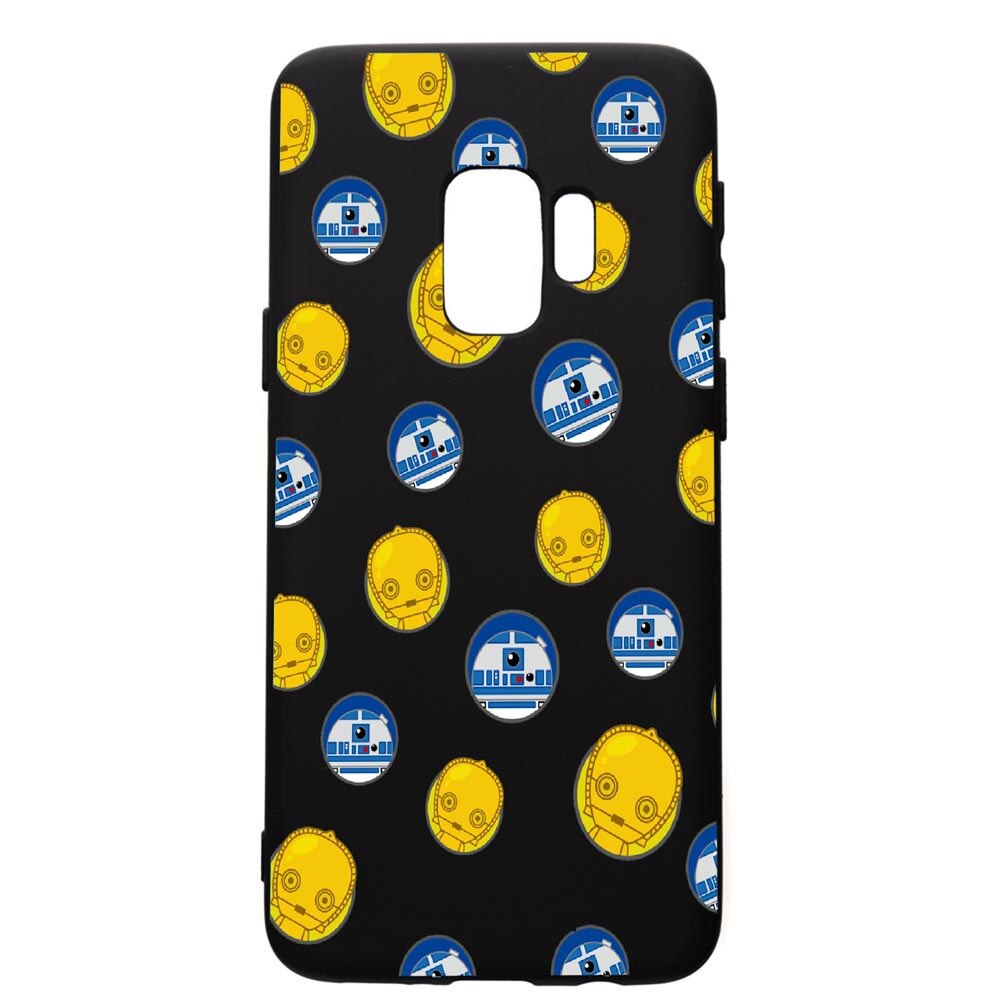 Husa de protectie Samsung Galaxy S9, Star Wars Droids, silicon, cu interiorul din material textil, protectie camera, PB422