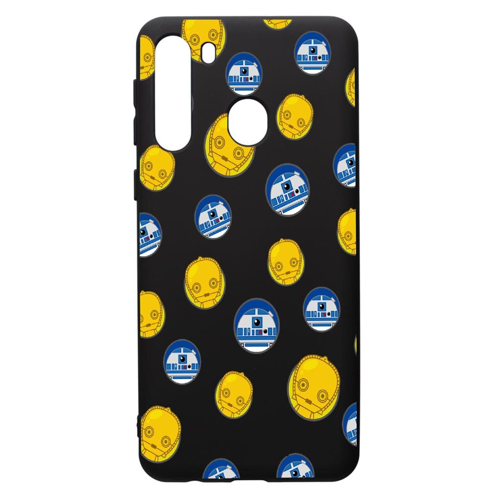 Husa de protectie Samsung Galaxy A21S, Star Wars Droids, silicon, cu interiorul din material textil, protectie camera, PB422