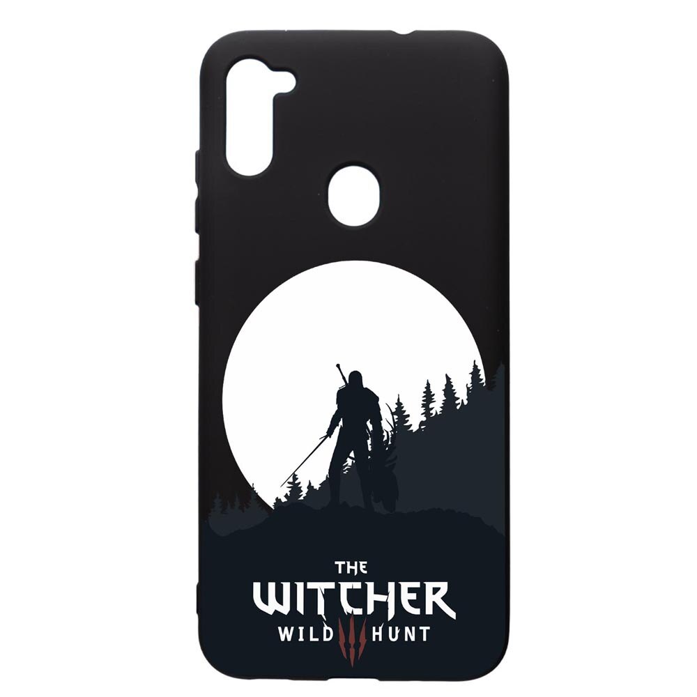 Husa de protectie Samsung Galaxy A11, The Witcher, silicon, cu interiorul din material textil, protectie camera, PB427