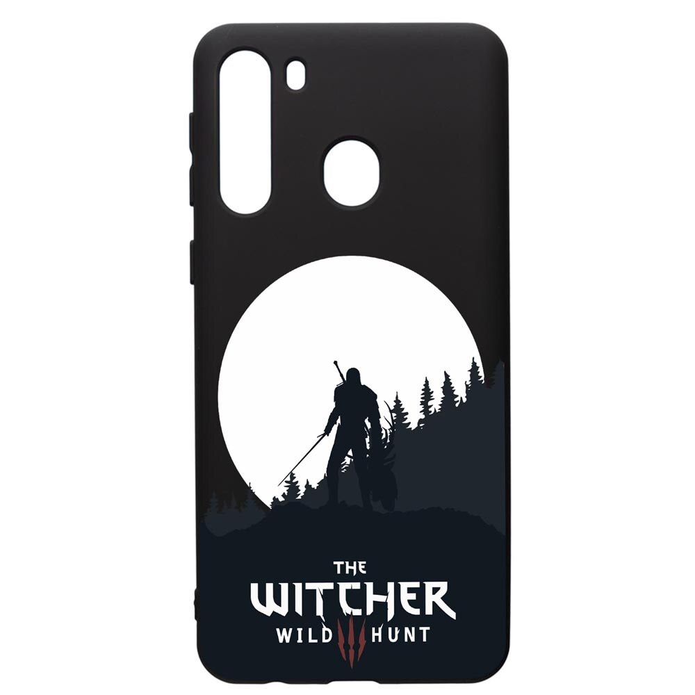 Husa de protectie Samsung Galaxy A21S, The Witcher, silicon, cu interiorul din material textil, protectie camera, PB427