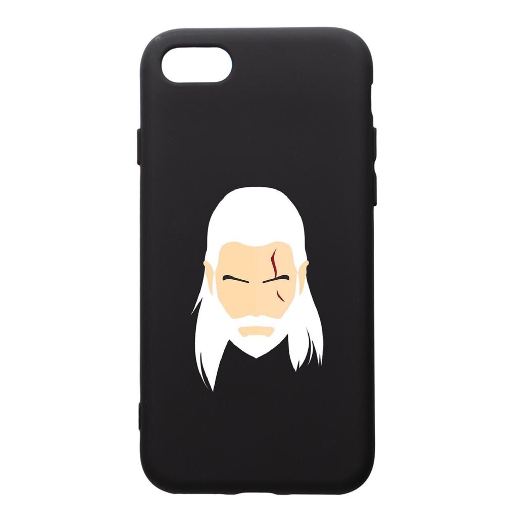 Husa de protectie Apple iPhone SE 2 / iPhone 8 / iPhone 7, The Witcher, silicon, cu interiorul din material textil, protectie camera, PB435