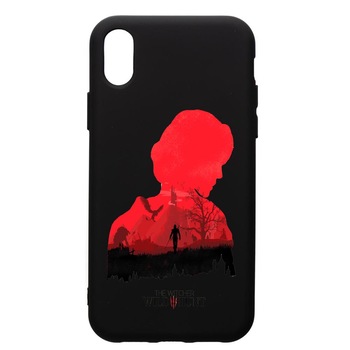 Husa de protectie Apple iPhone XR, The Witcher, silicon, cu interiorul din material textil, protectie camera, PB428 Husa de protectie Apple iPhone XR, The Witcher, silicon, cu interiorul din material textil, protectie camera, PB428