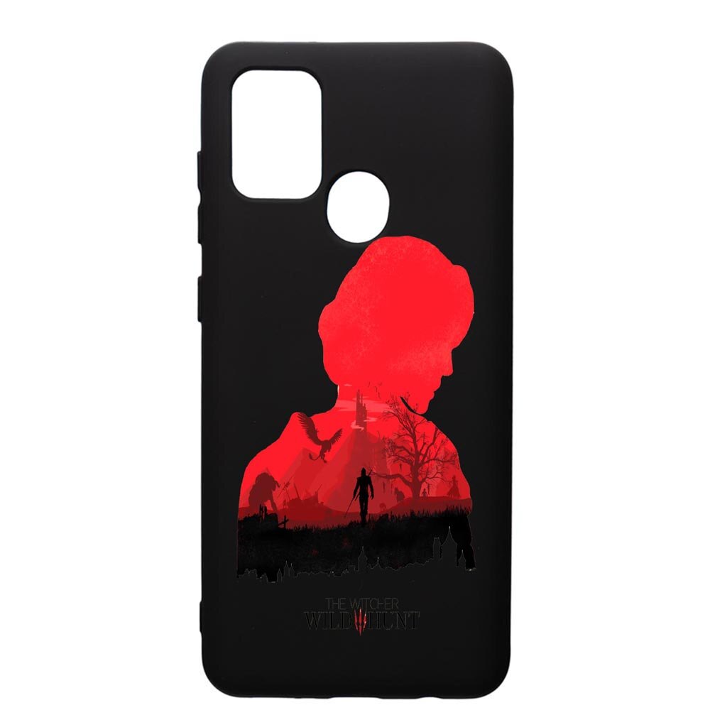 Husa de protectie Samsung Galaxy A21, The Witcher, silicon, cu interiorul din material textil, protectie camera, PB428