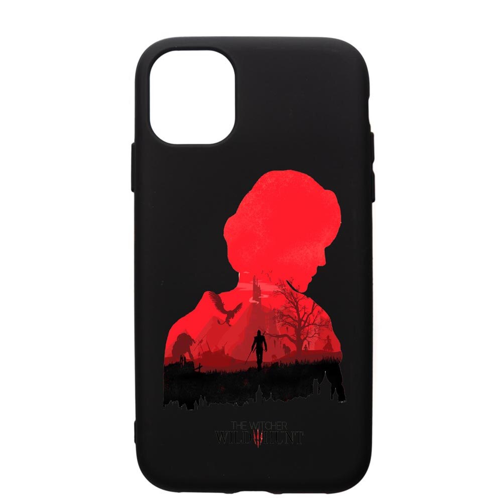 Husa de protectie Apple iPhone 12 Mini, The Witcher, silicon, cu interiorul din material textil, protectie camera, PB428