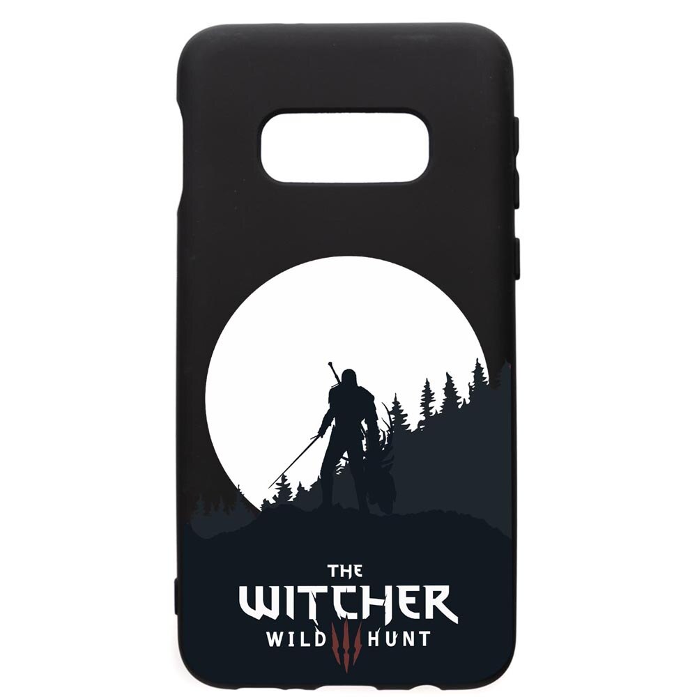Husa de protectie Samsung Galaxy S10E, The Witcher, silicon, cu interiorul din material textil, protectie camera, PB427