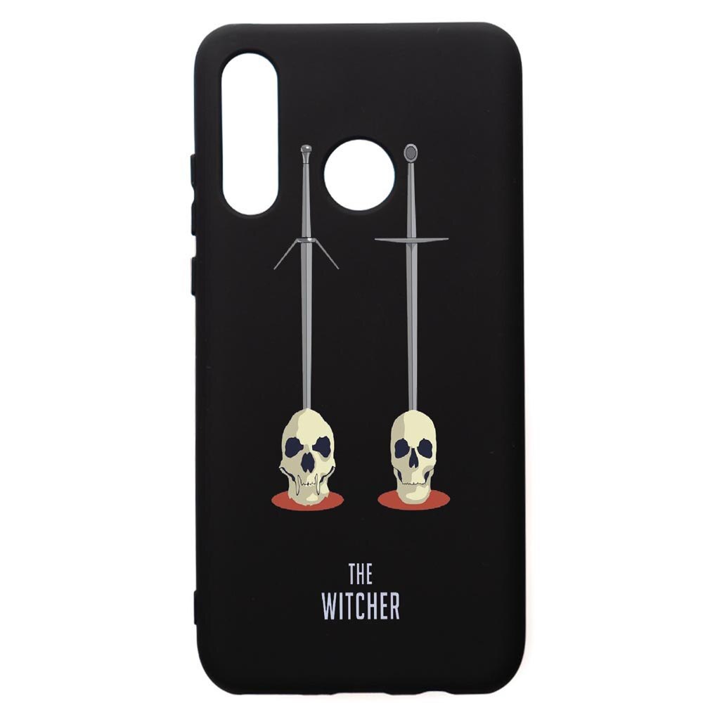 Husa de protectie Huawei P30 Lite, The Witcher, silicon, cu interiorul din material textil, protectie camera, PB430