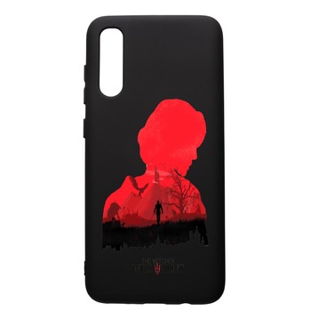 Husa de protectie Samsung Galaxy A70, The Witcher, silicon, cu interiorul din material textil, protectie camera, PB428 Husa de protectie Samsung Galaxy A70, The Witcher, silicon, cu interiorul din material textil, protectie camera, PB428